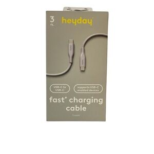Heyday 3ft USB-C to USB-C Fast Charging Cable
